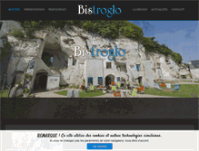 Tablet Screenshot of bistroglo.com